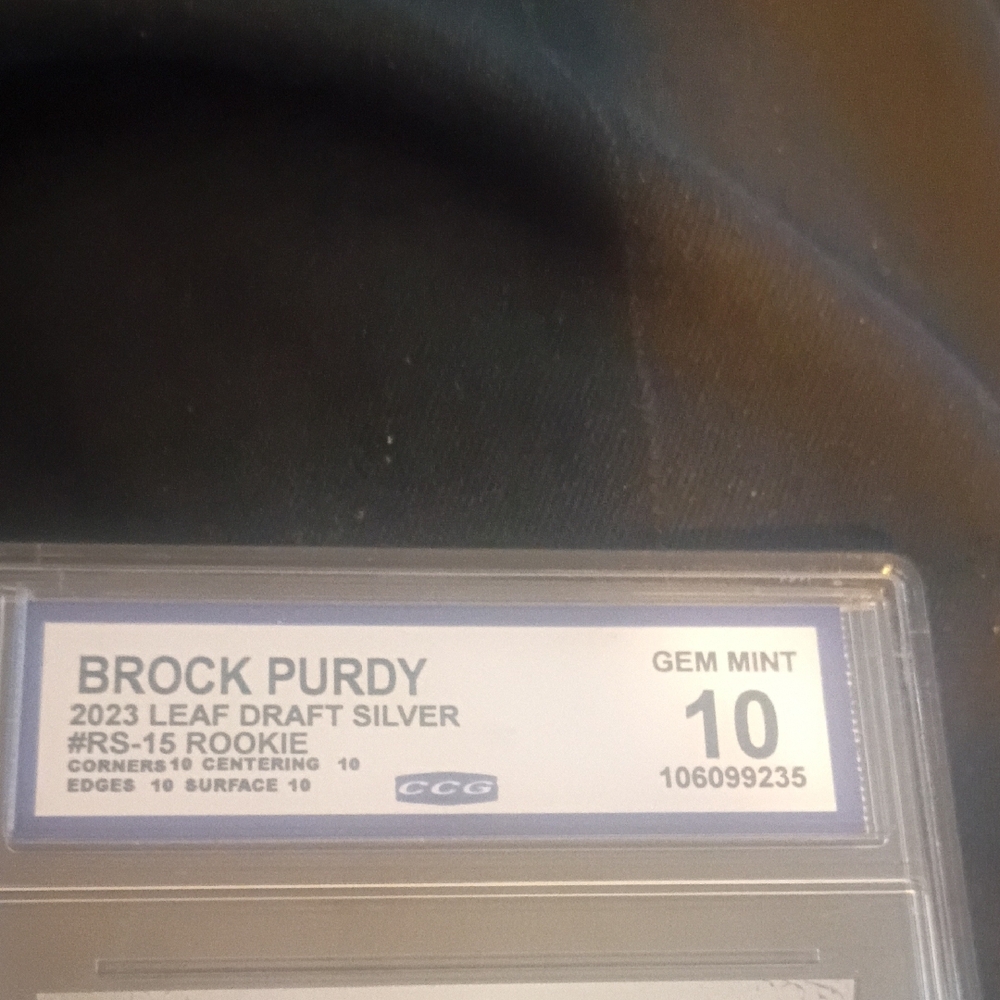 Brock Purdy Rookie Card - Picture 5 of 12